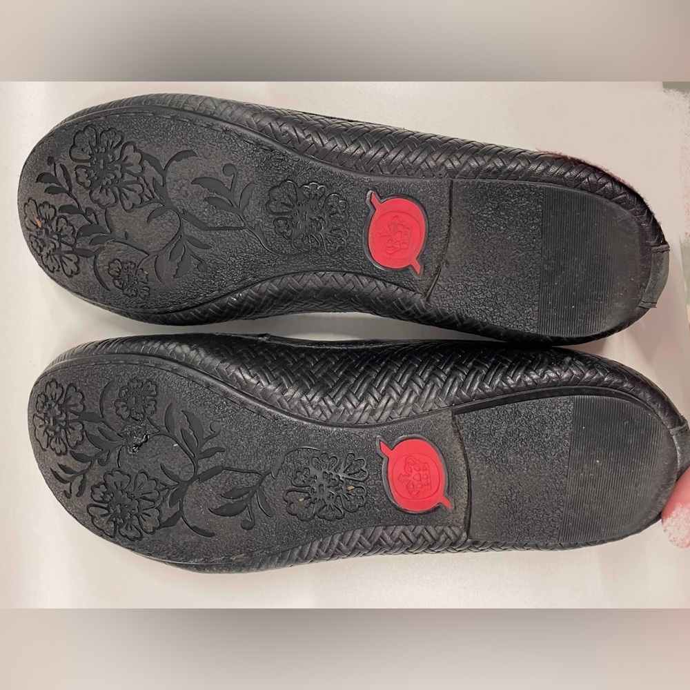 Born Ballet Flats Basketweave Womens Size 7 Black - Picture 2 of 10